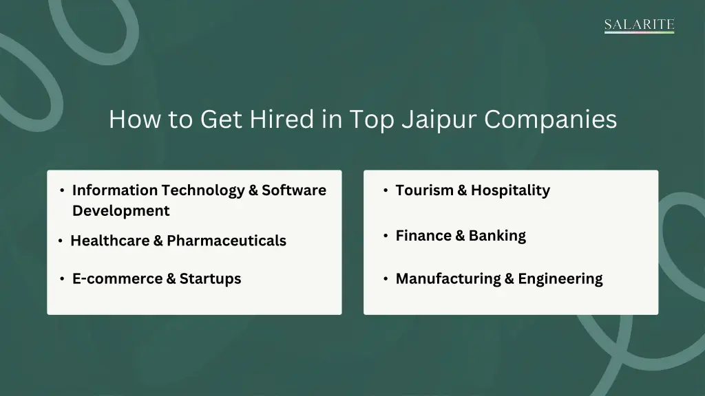 how to get hired in top jaipur companies