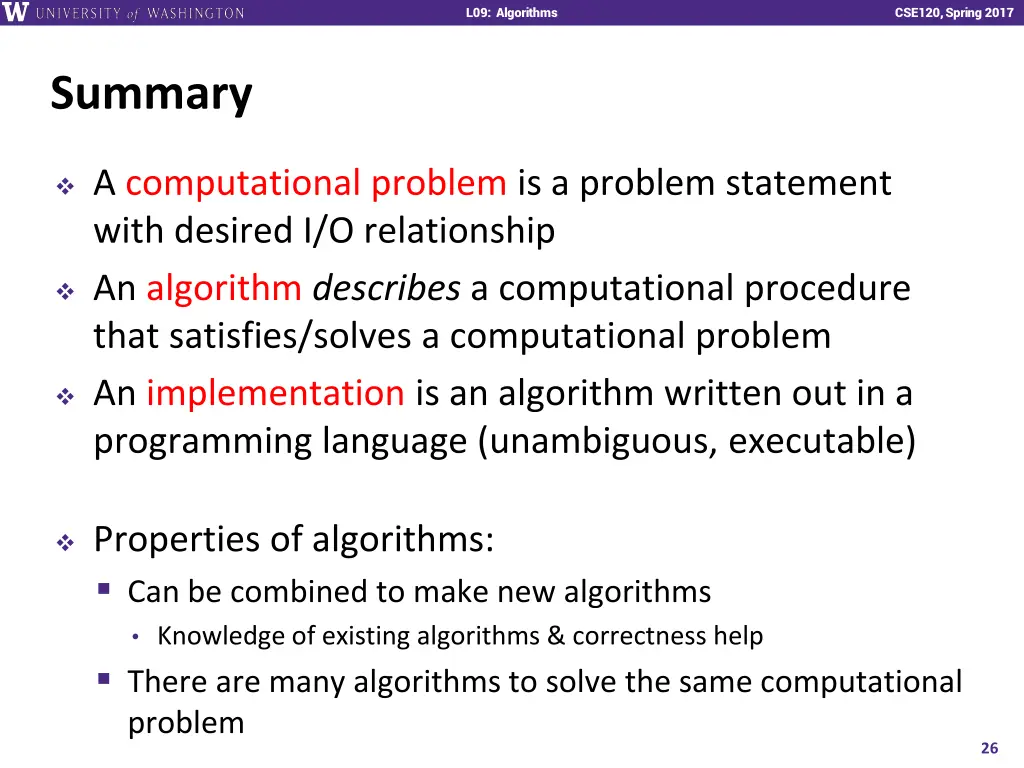 l09 algorithms 25