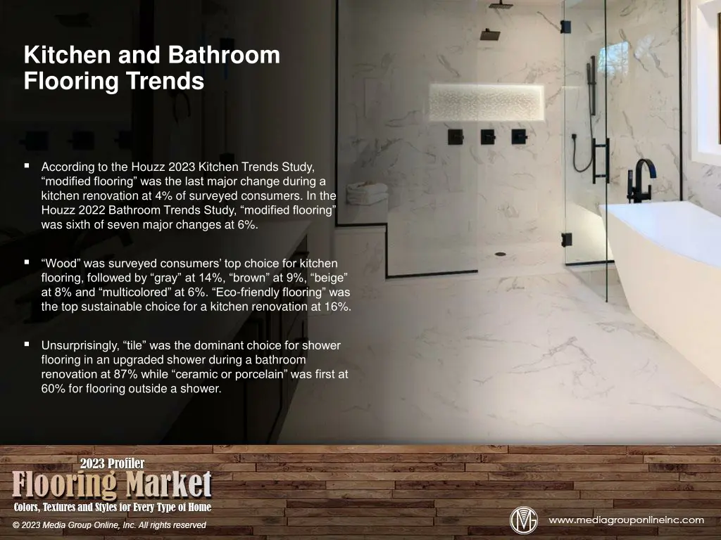 kitchen and bathroom flooring trends