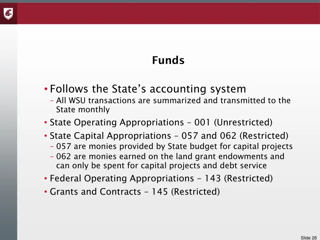 funds