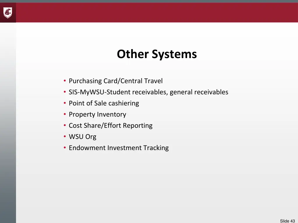 other systems