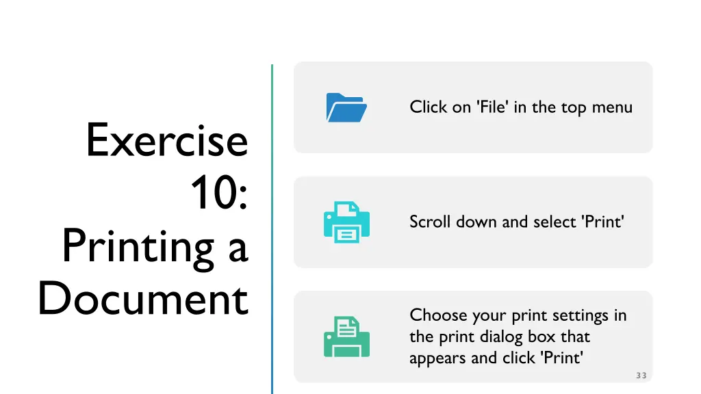 click on file in the top menu
