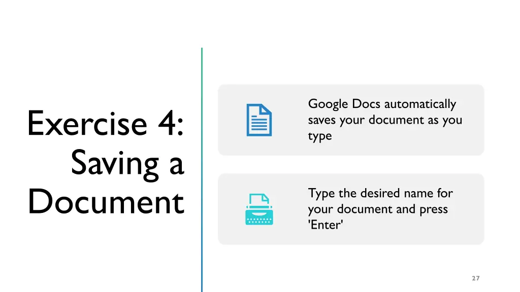 google docs automatically saves your document