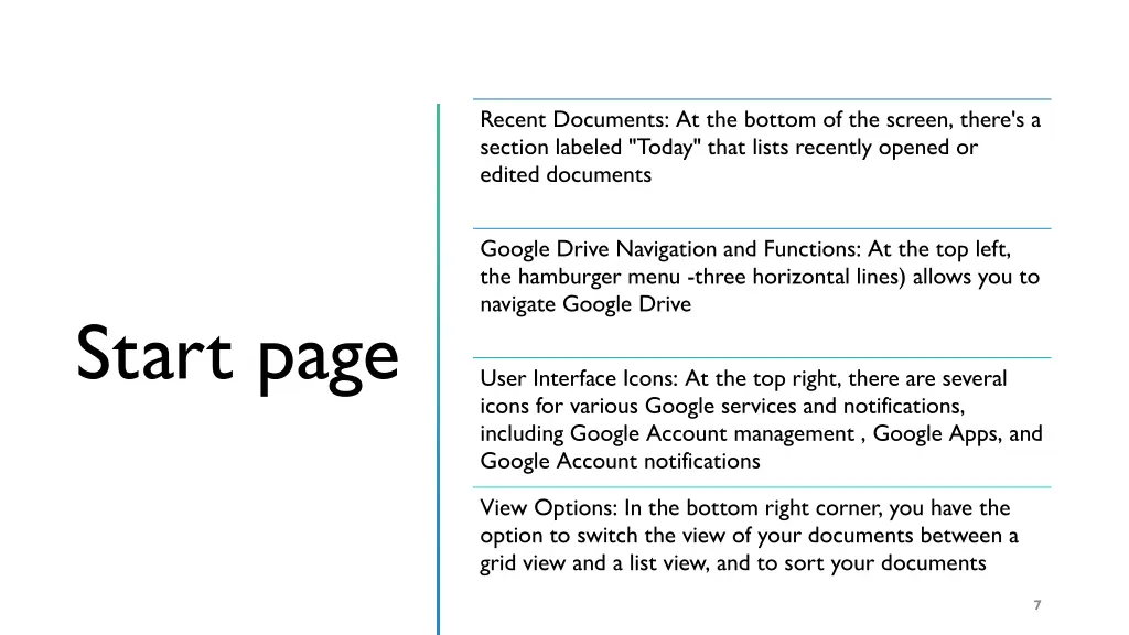 recent documents at the bottom of the screen