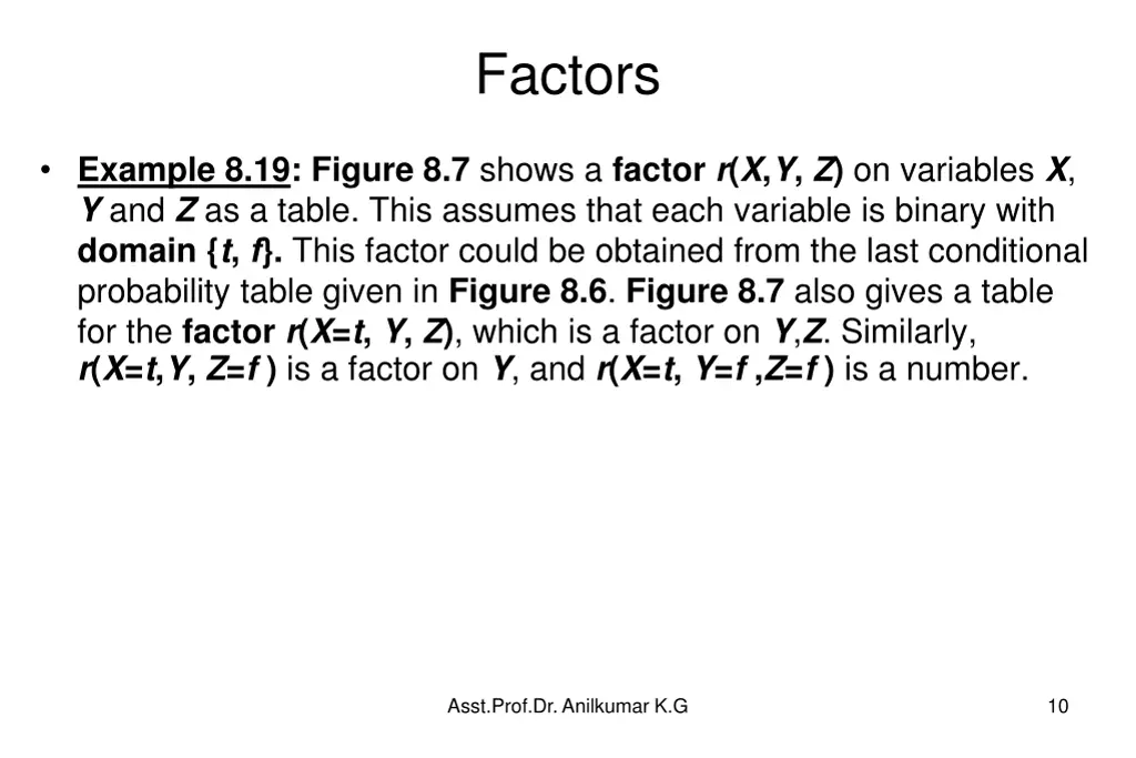 factors