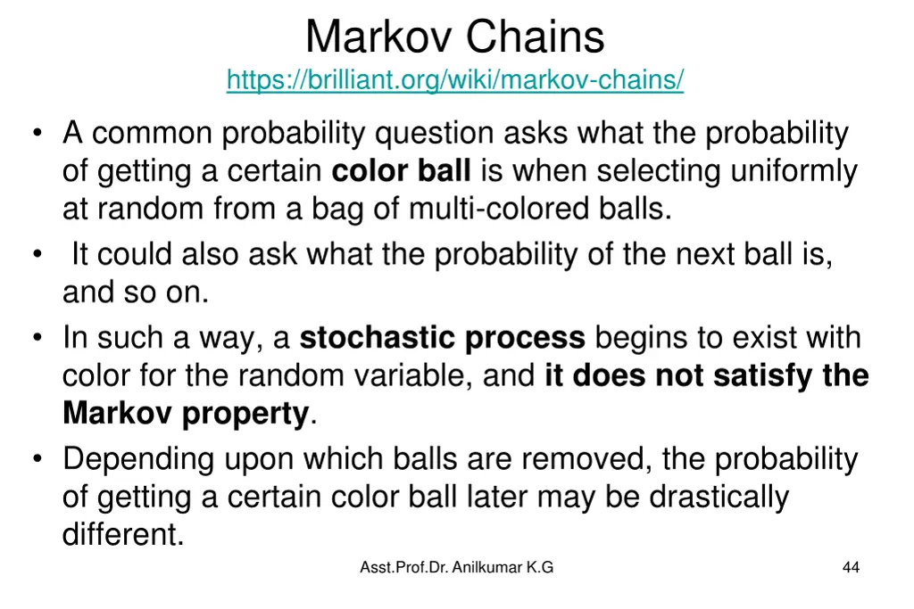markov chains https brilliant org wiki markov 1