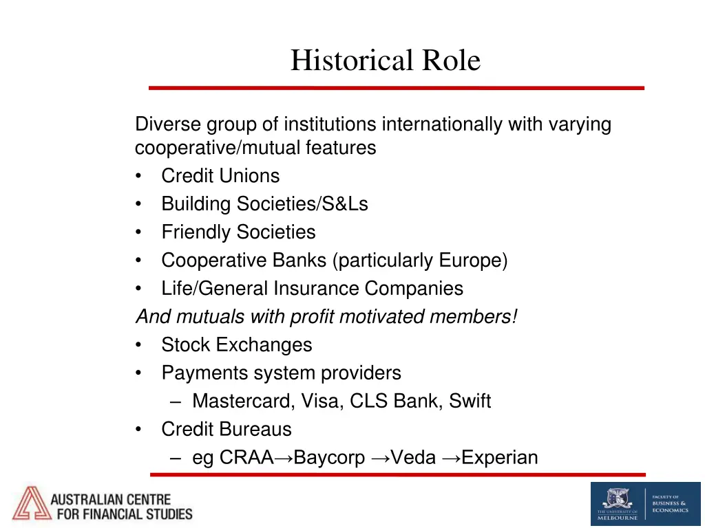 historical role