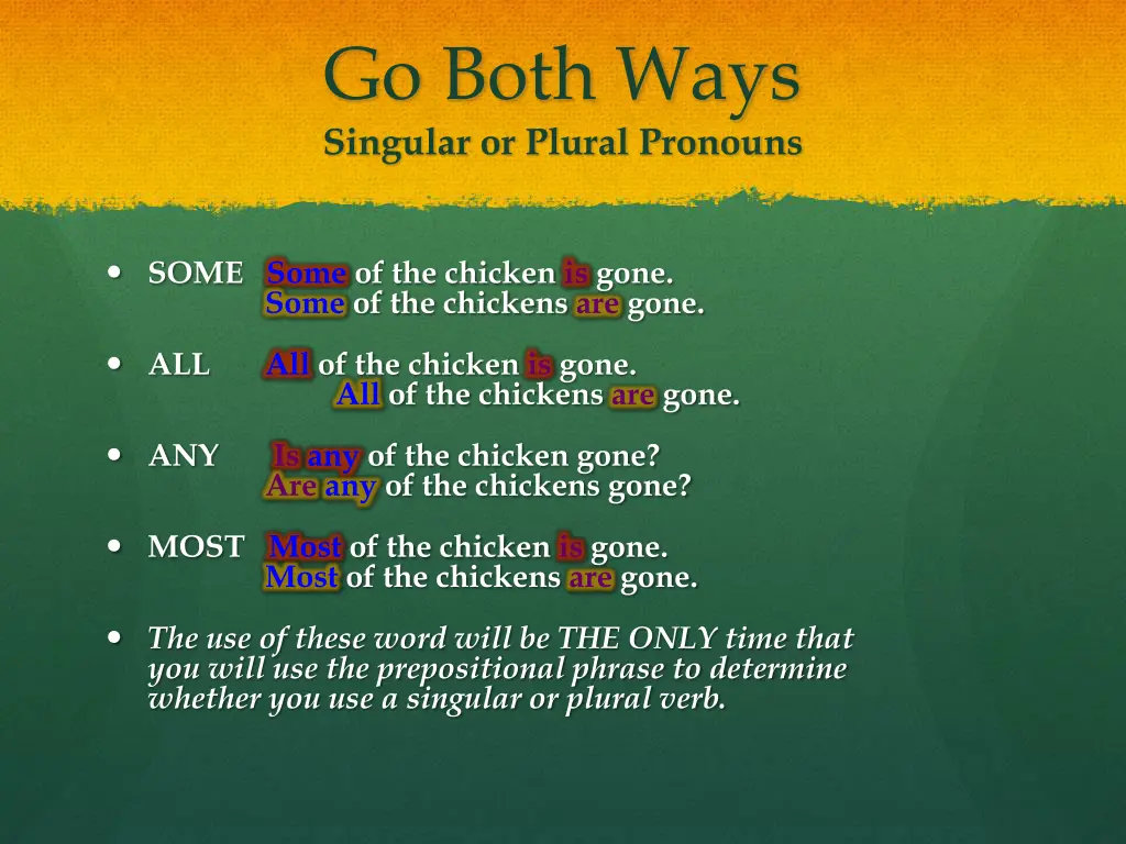go both ways singular or plural pronouns