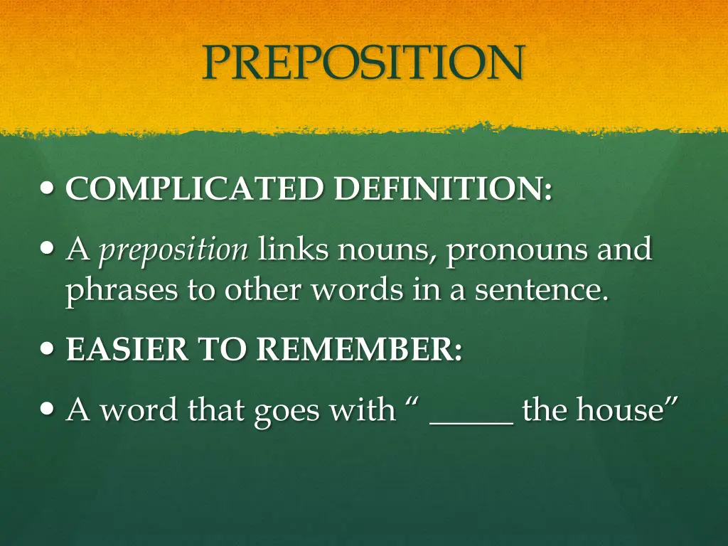 preposition