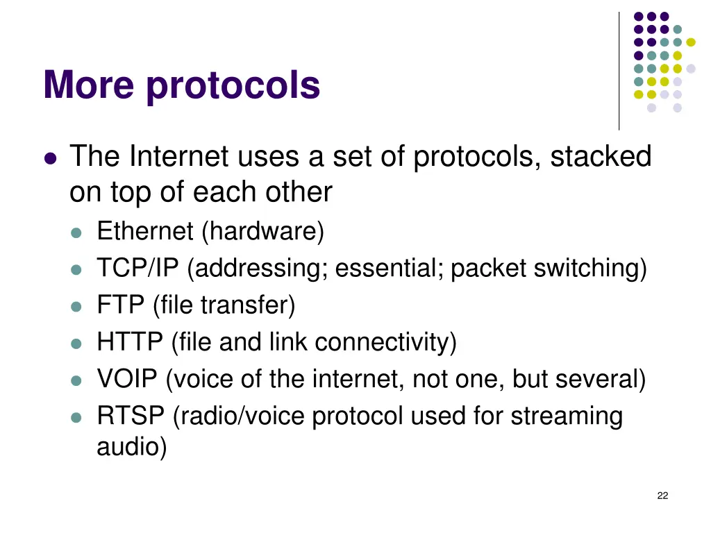 more protocols