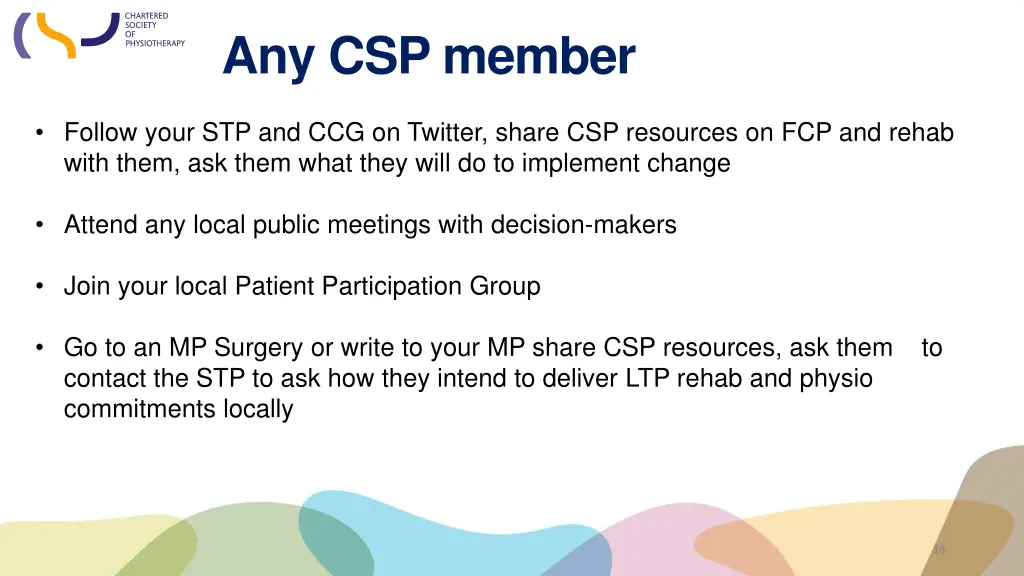 any csp member