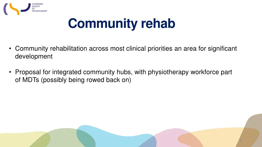 community rehab