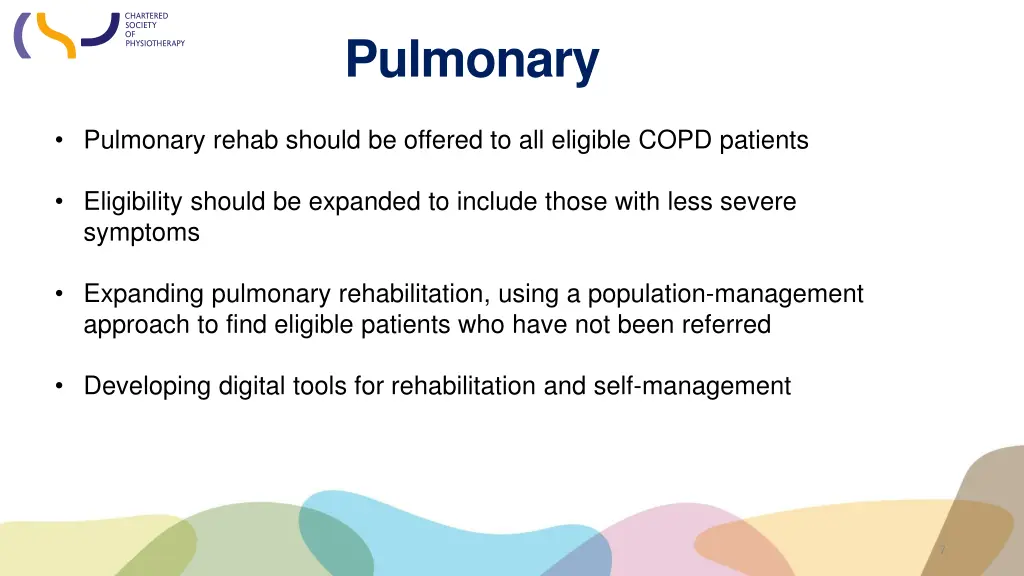 pulmonary