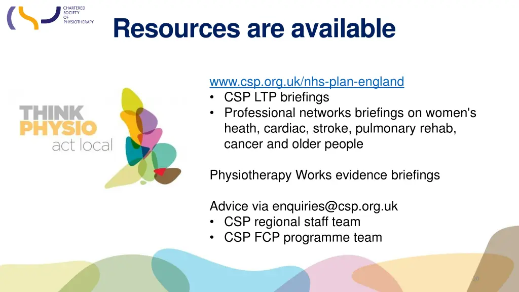 resources are available