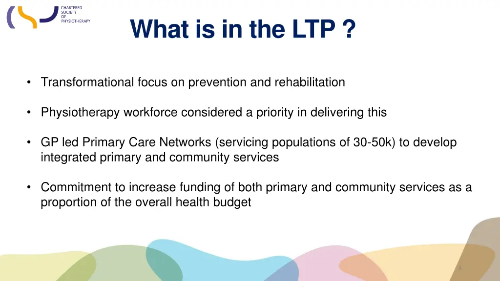 what is in the ltp