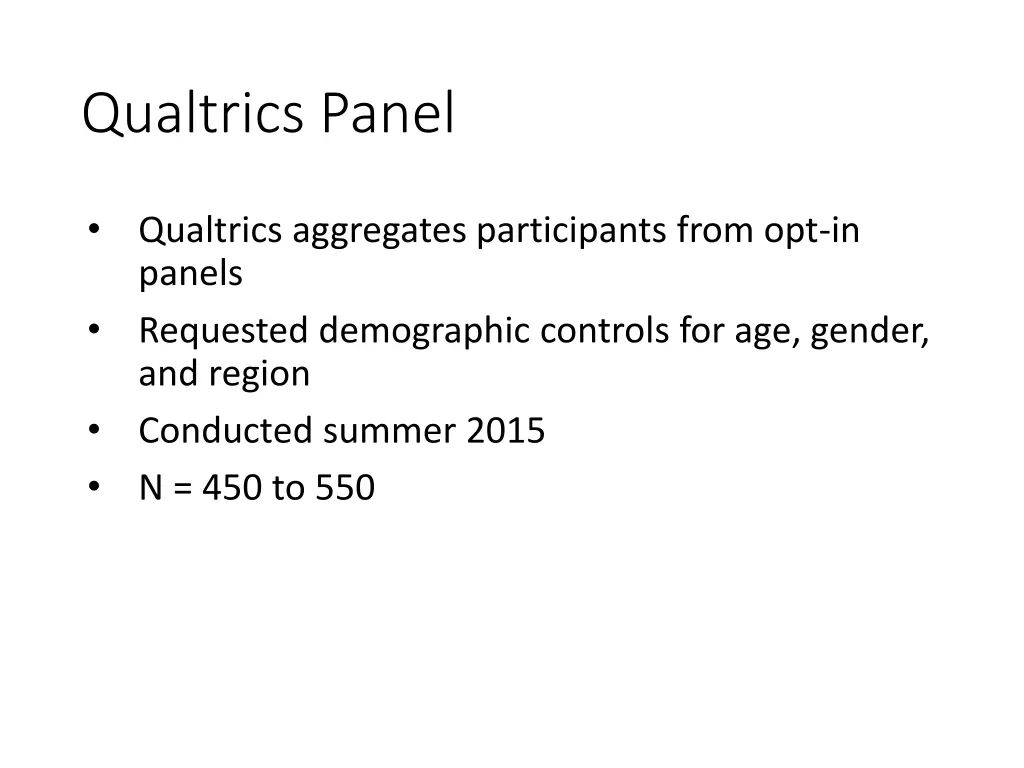 qualtrics panel