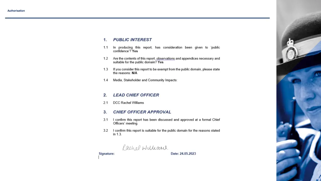authorisation