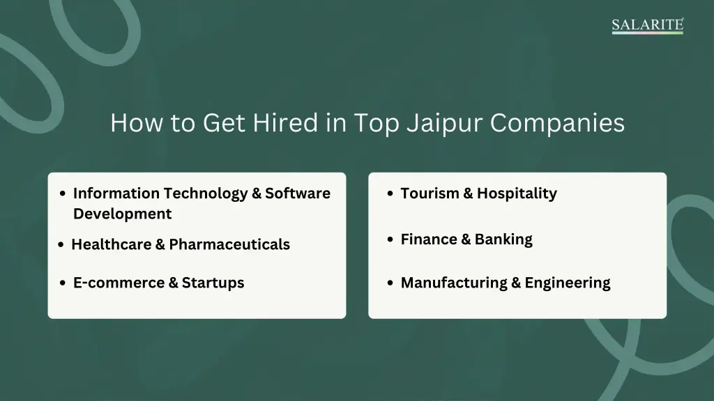 how to get hired in top jaipur companies