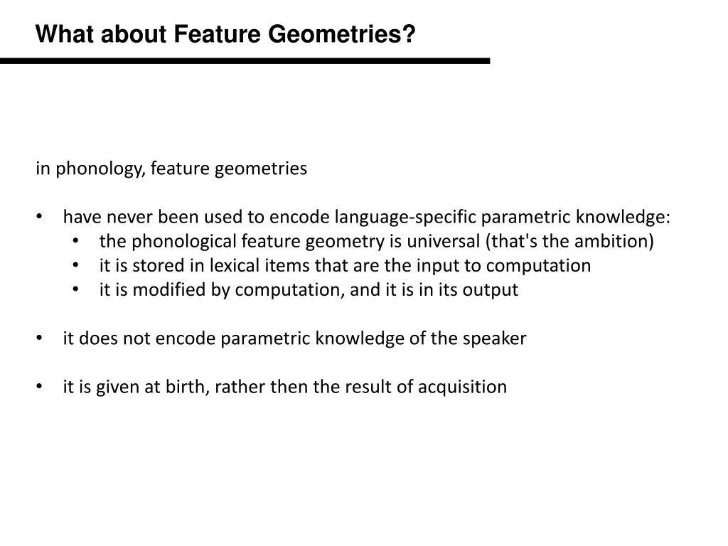 what about feature geometries 3