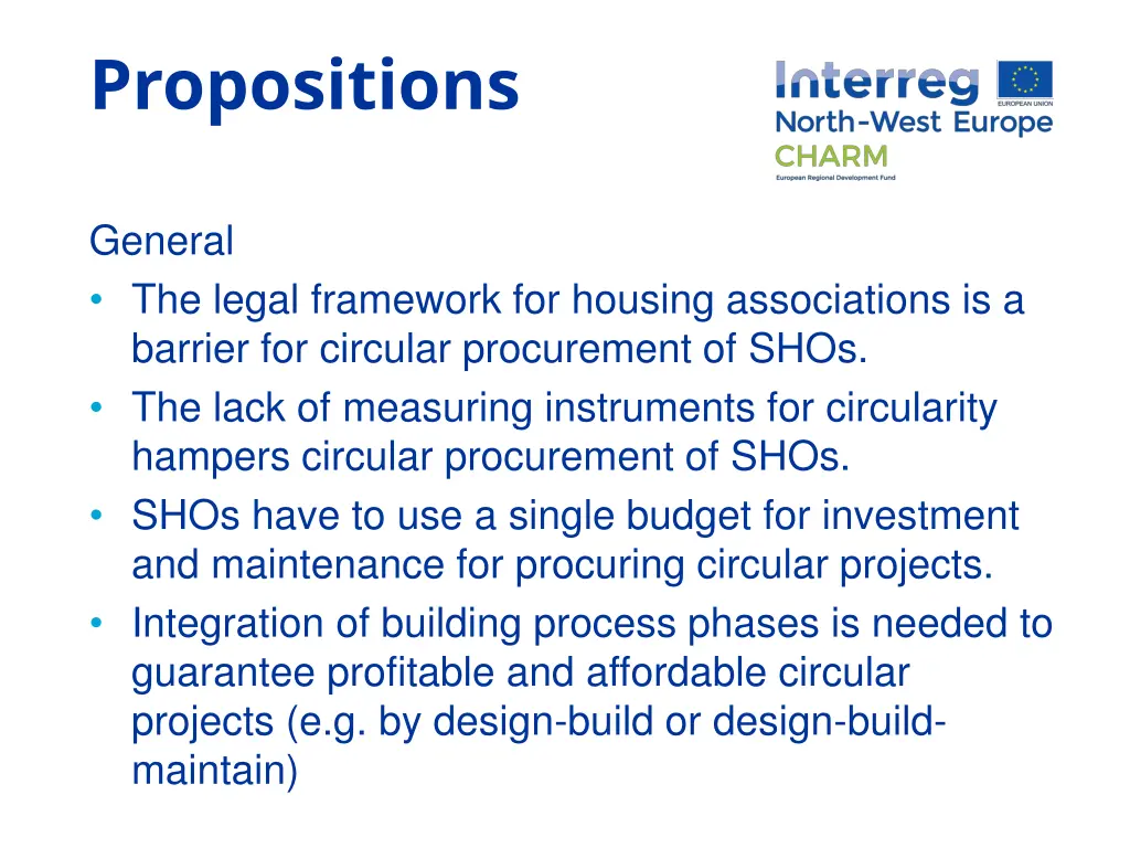 propositions