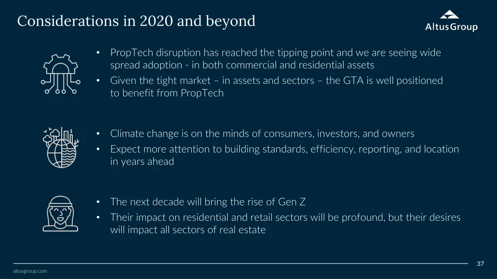 considerations in 2020 and beyond