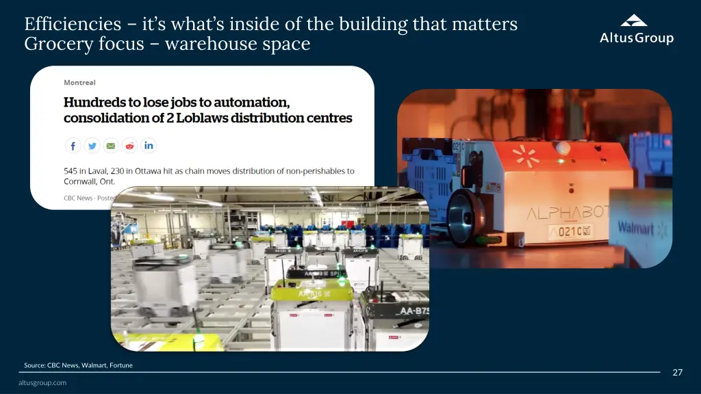 efficiencies it s what s inside of the building