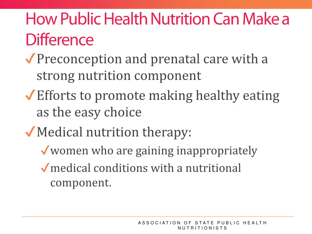 preconception and prenatal care with a strong