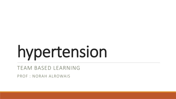 hypertension hypertension