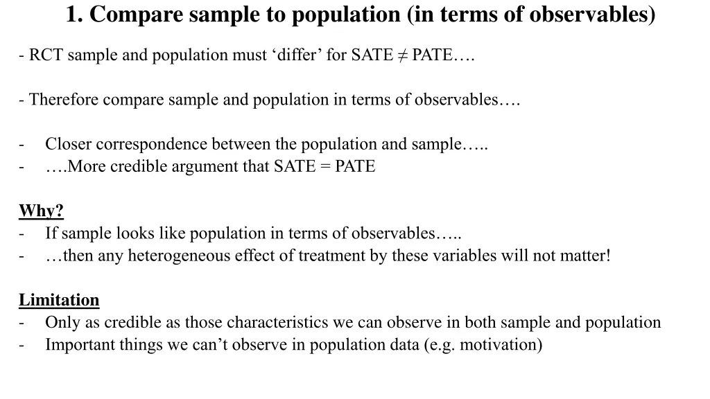1 compare sample to population in terms