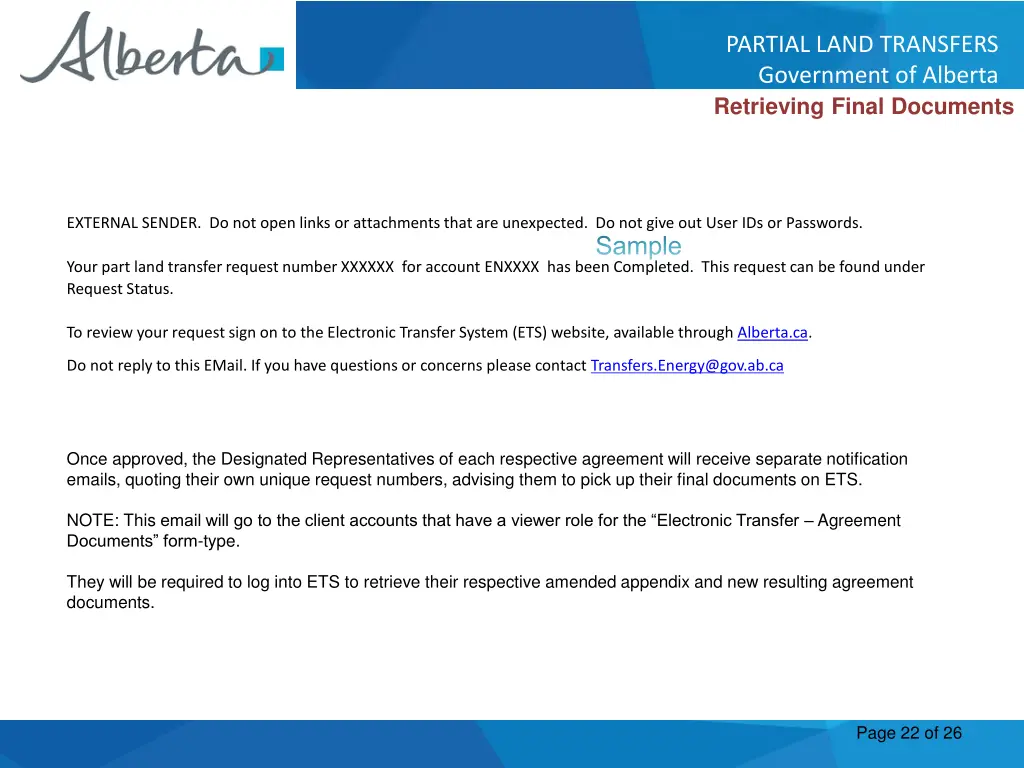 partial land transfers government of alberta 21