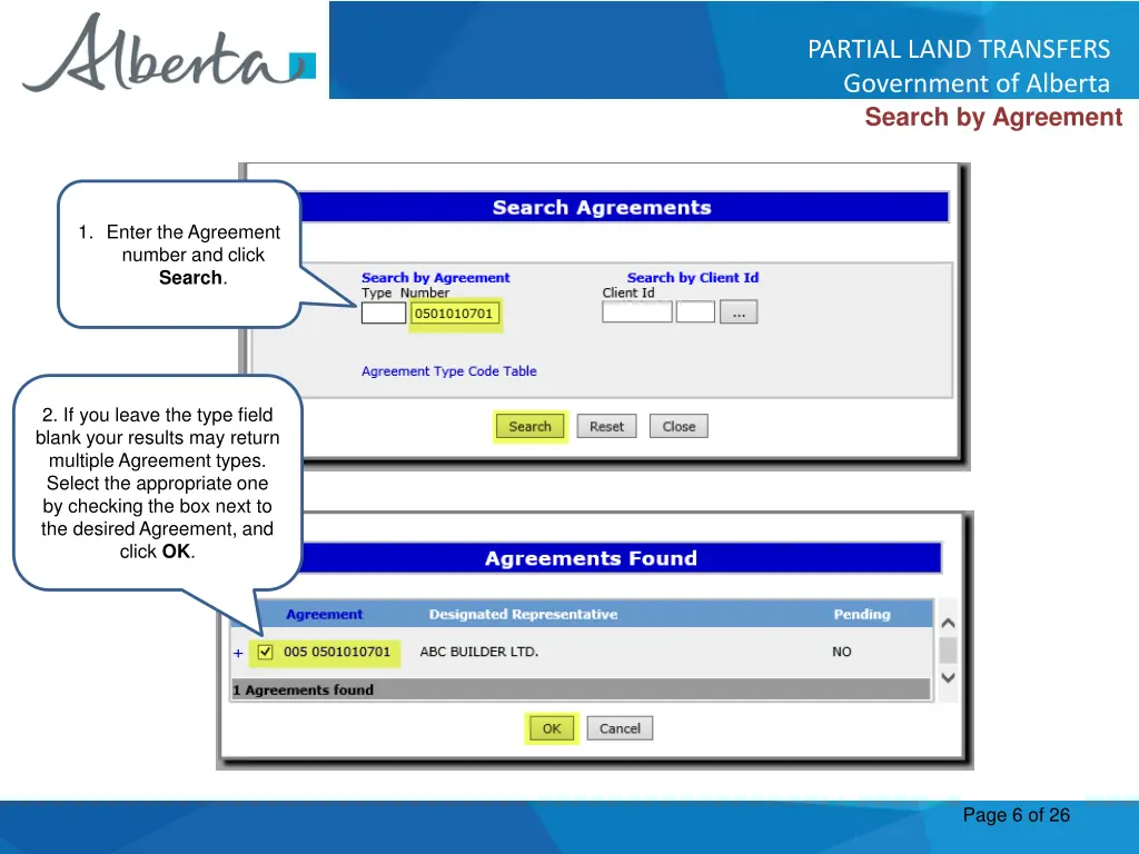 partial land transfers government of alberta 5