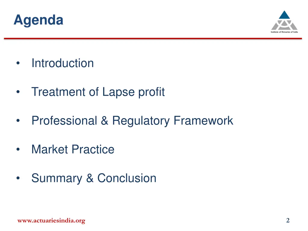 agenda