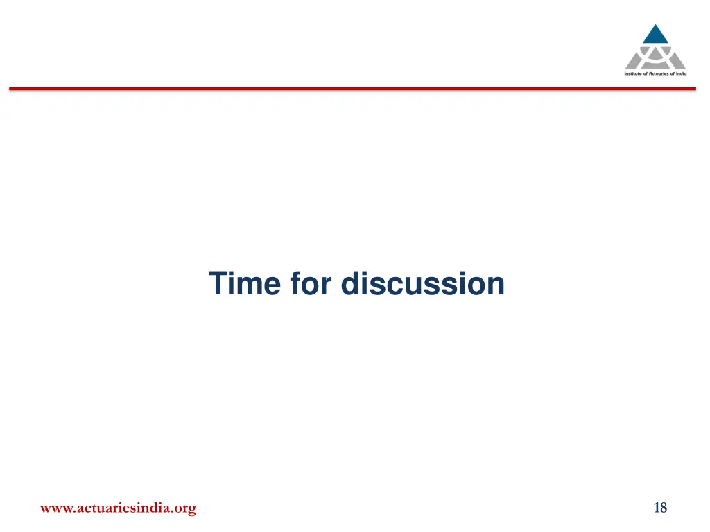 time for discussion