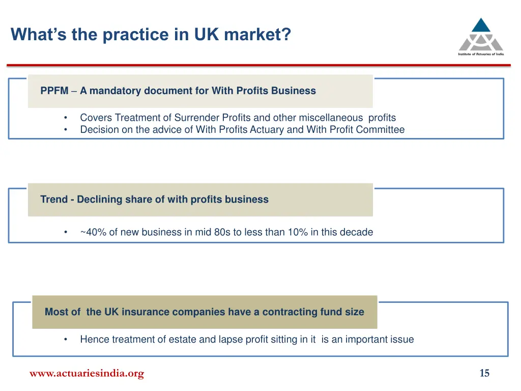 what s the practice in uk market
