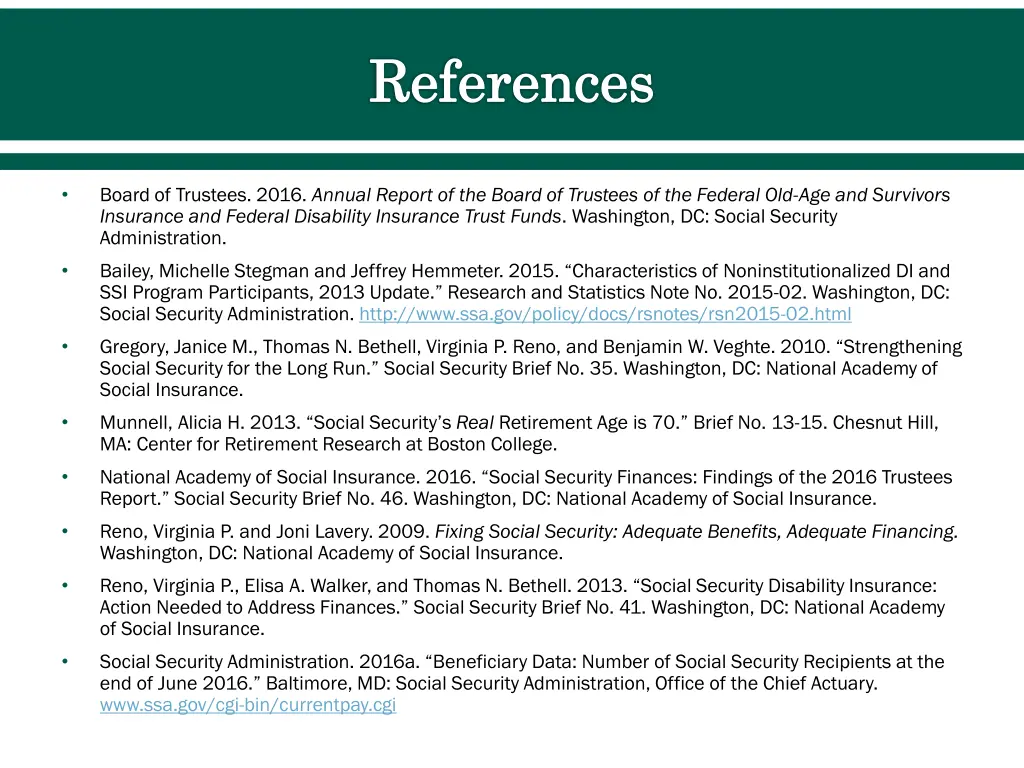 references