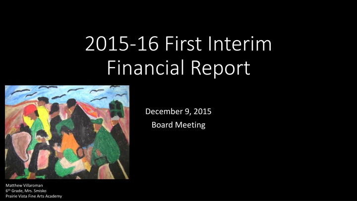 2015 16 first interim financial report