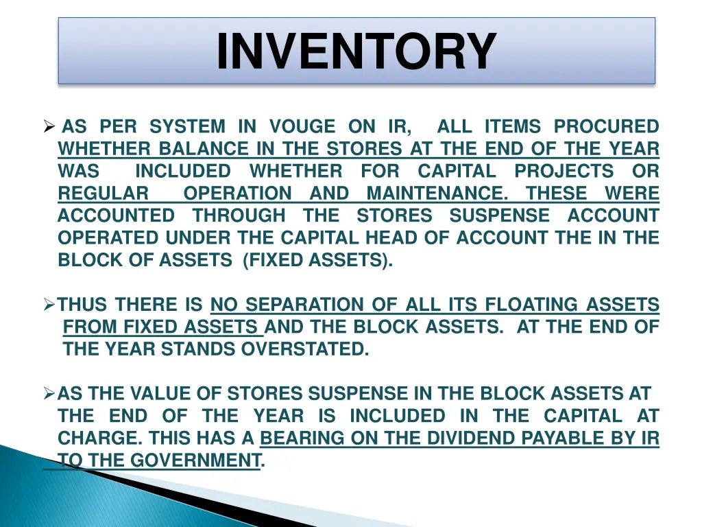 inventory