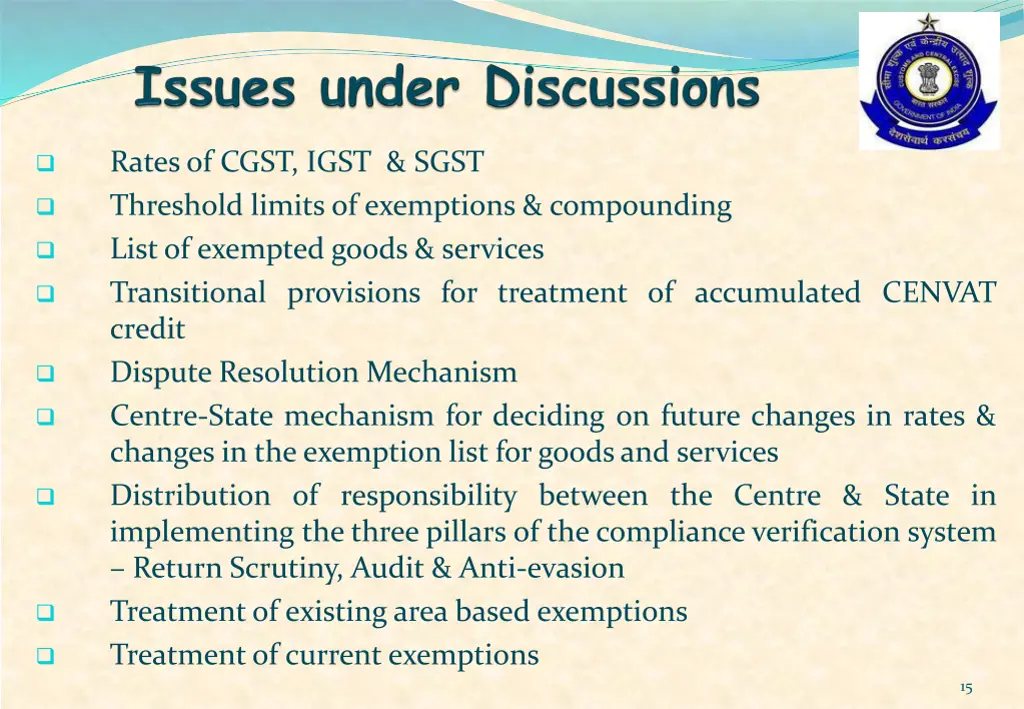rates of cgst igst sgst threshold limits