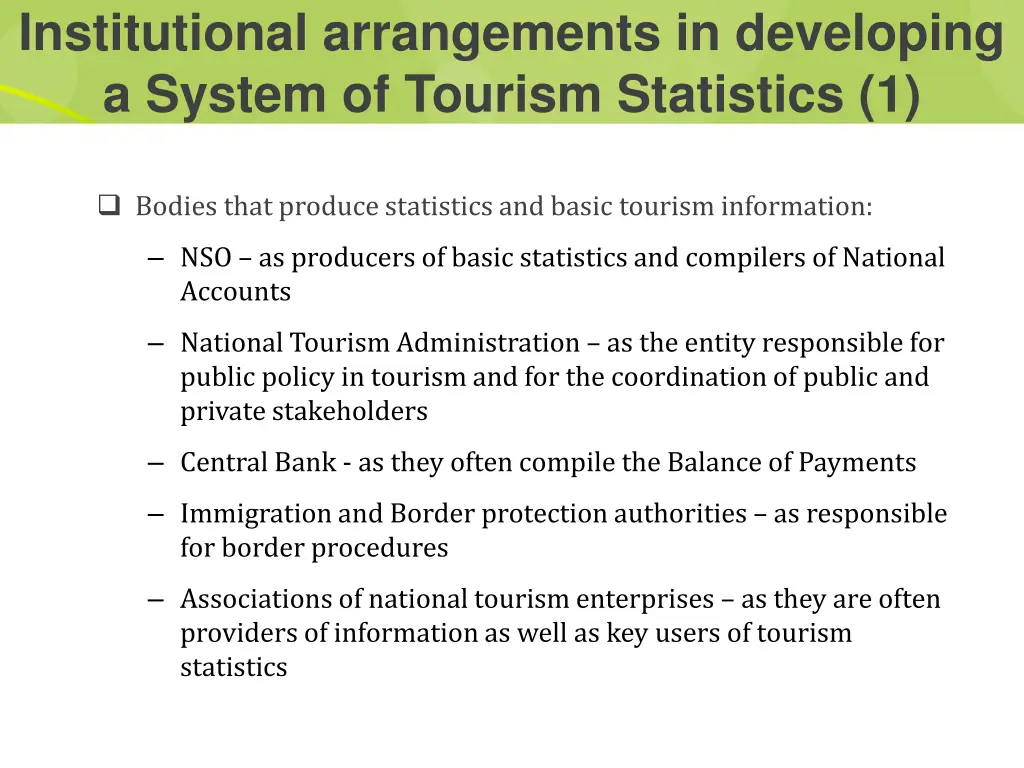 institutional arrangements in developing a system 1