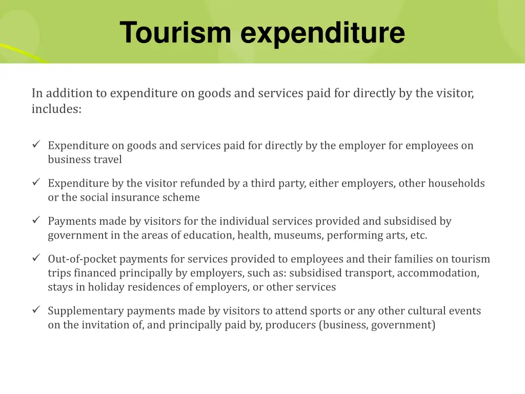 tourism expenditure 2