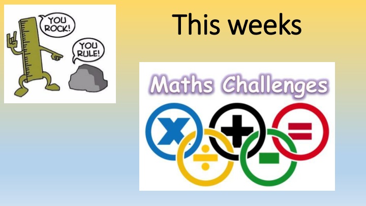 this weeks this weeks