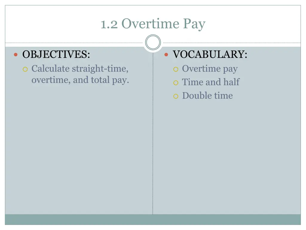 1 2 overtime pay