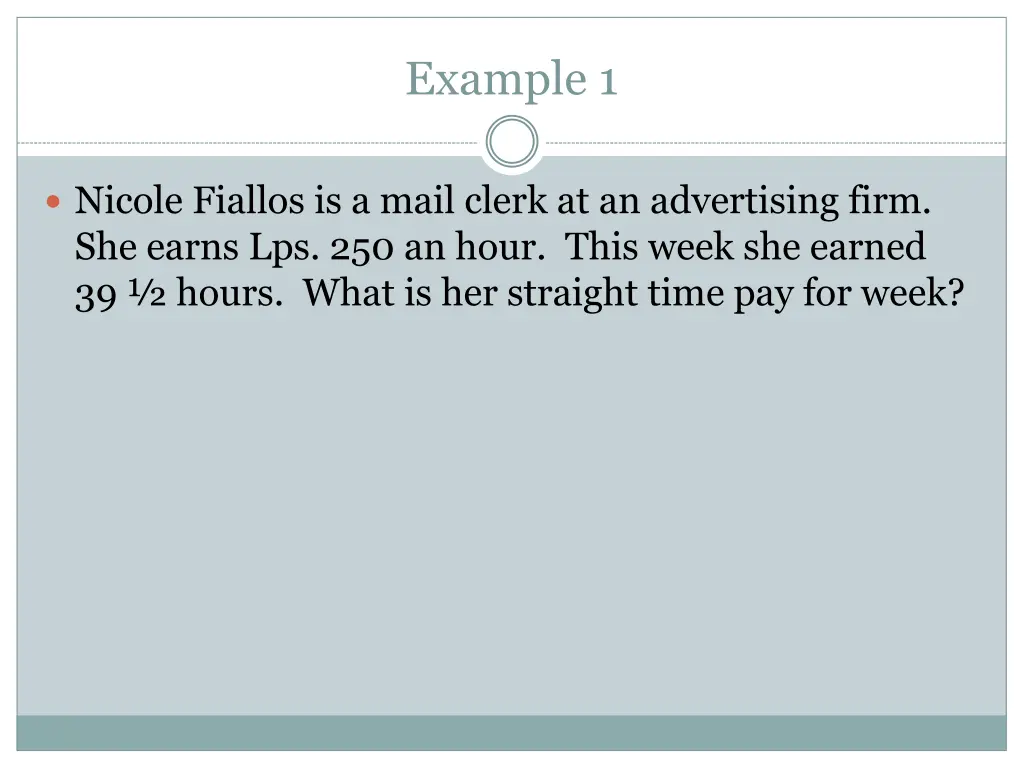 example 1