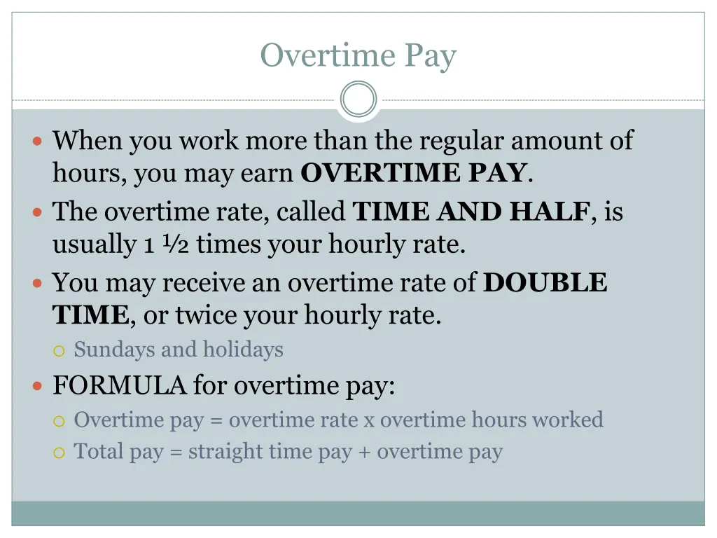 overtime pay 1