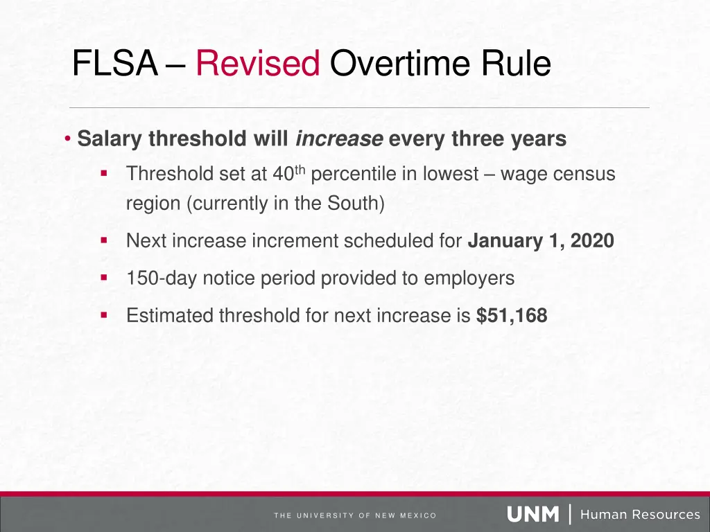 flsa revised overtime rule 1