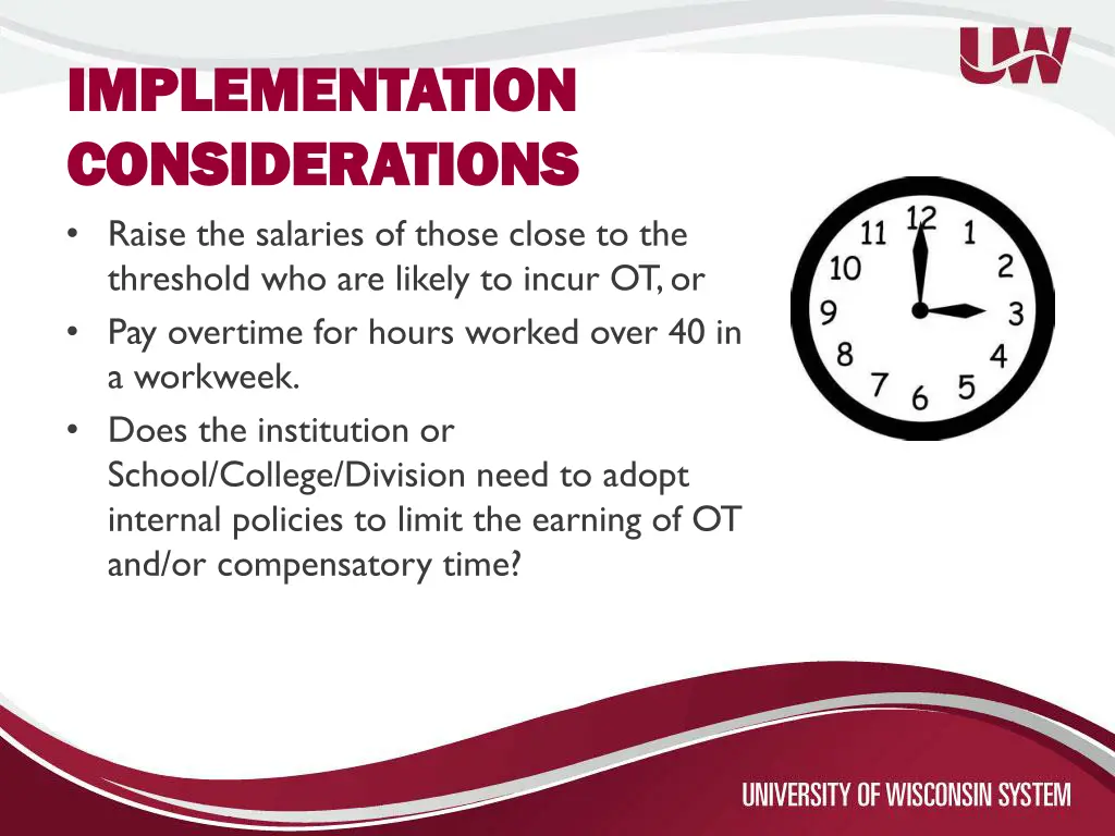 implementation implementation considerations