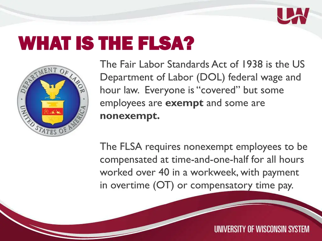 what is the flsa what is the flsa the fair labor