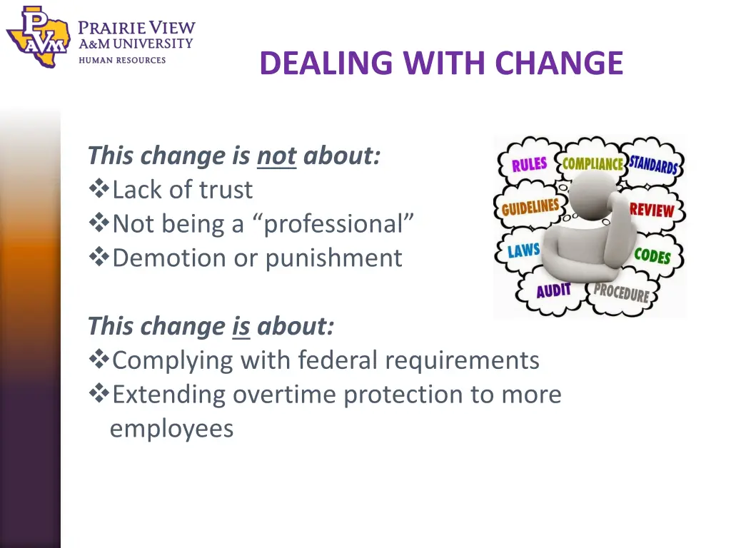 dealing with change