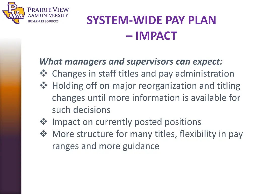 system wide pay plan impact 1