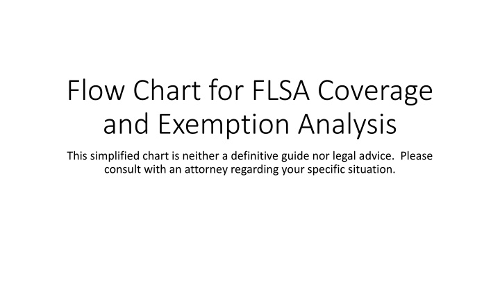 flow chart for flsa coverage and exemption